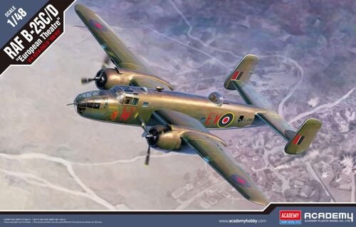 Academy - B-25C/D European Theatre RAF 1:48