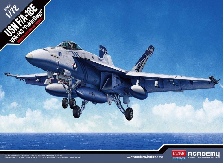 Academy - F/A-18E Vfa-143 Usn Pukin Dogs 1:72