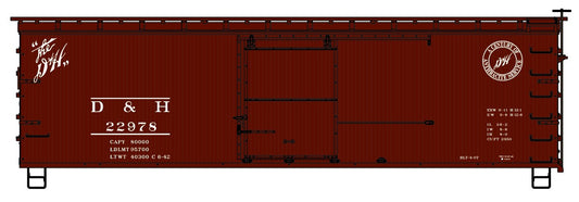 Accurail - Ho 36'Dbl Sht Wd Boxcar D&H