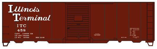 Accurail - HO 40' SD Steel Boxcar Illinois Terminal