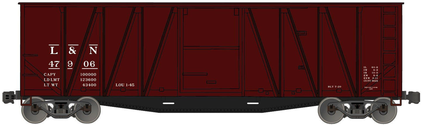 Accurail - Ho 40'Ob Wood Boxcar L&N