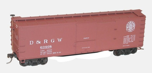 Accurail - Ho 40'Ds Wood Box D&Rgw