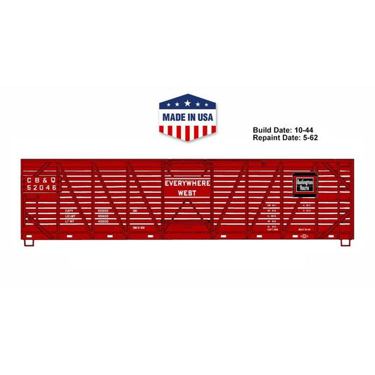 Accurail - HO 40' Wood Stock Car CB&Q