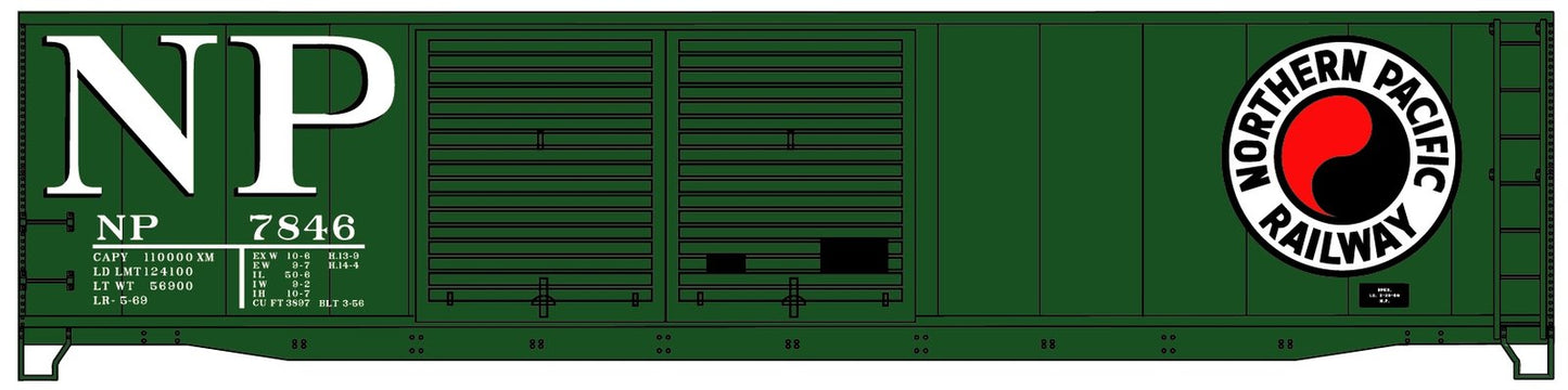 Accurail - Ho 50'Dd Steel Boxcar Np