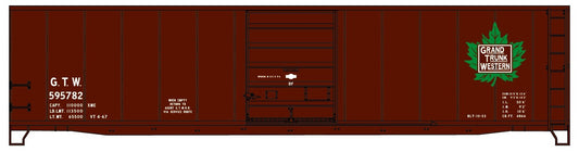 Accurail - Ho 50' Rineted Door Steel Boxcar GTW