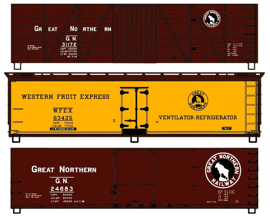 Accurail - Ho Dd 50'Steel Box/Reef GN 3#S