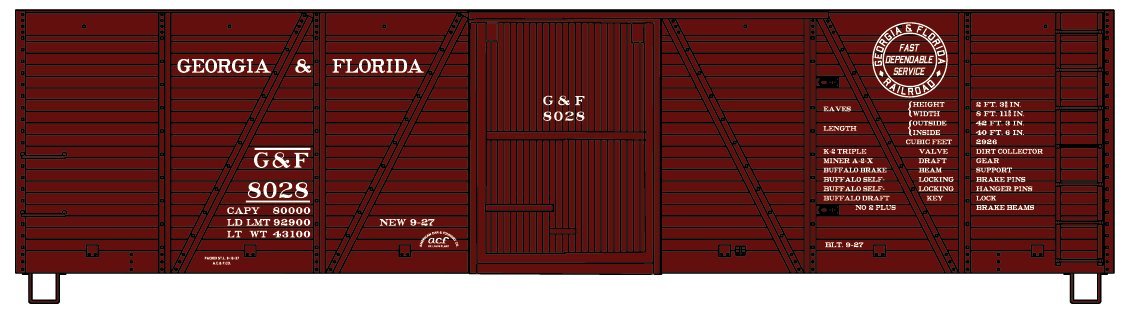 Accurail - HO Wood Boxcar 1927 G&F