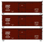 Accurail - HO 36' Double Sheath Wood Boxcar CN 3PK