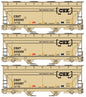 Accurail - HO ACF 2 Bay CV Hopper CSX 3 Car Set