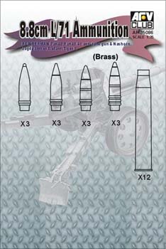 AFV Club - German 8.8cm L/71 Ammo 1:35