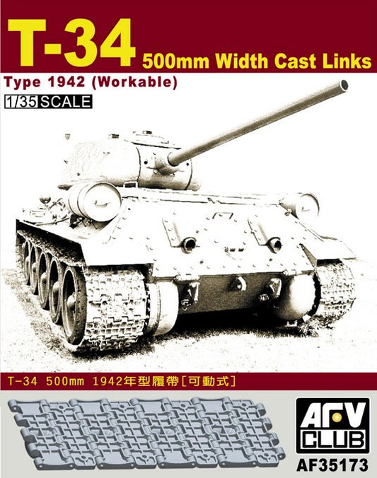 AFV Club - T-34 550mm Wide Cast Links :35