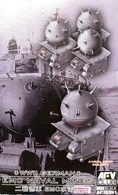 AFV Club - German Emc Type II Mines 4pc 1:35
