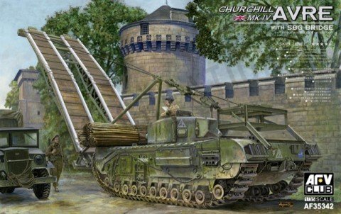 AFV Club - Churchill Mk.IV AVRE Bridge Layer 1:35