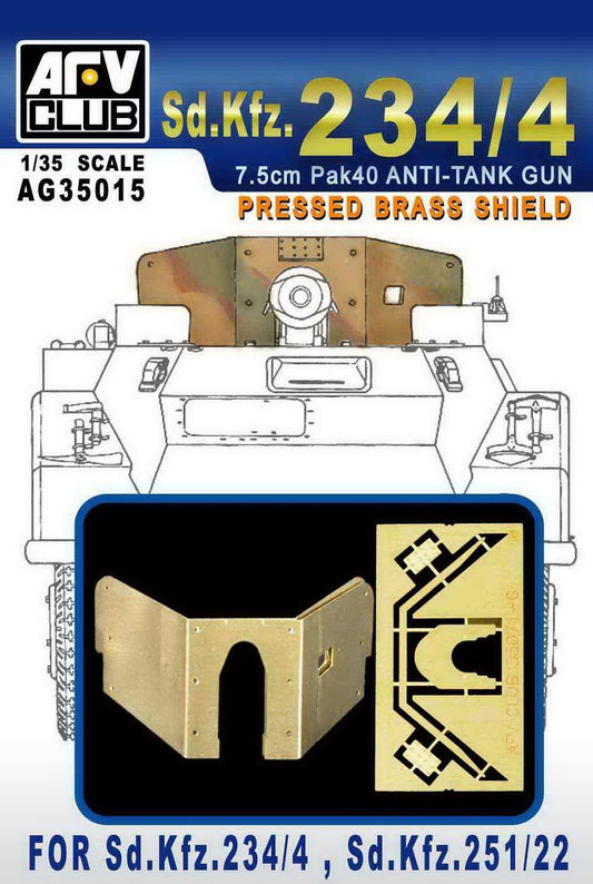 AFV Club - Pressed Brass Shield Sd.Kfz.234 1:35