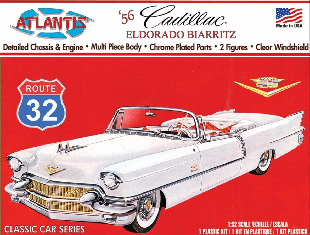 Atlantis - '56 Cadillac Eldorado W/Glass 1:32