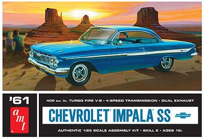 AMT - '61 Chevy Impala SS 1:25