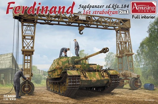 Amusing Hobby - Sd.Kfz.184 Ferdinand & strabokran 1:35