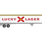 Atlas - Ho 45'Pines Trailer Lucky Lager