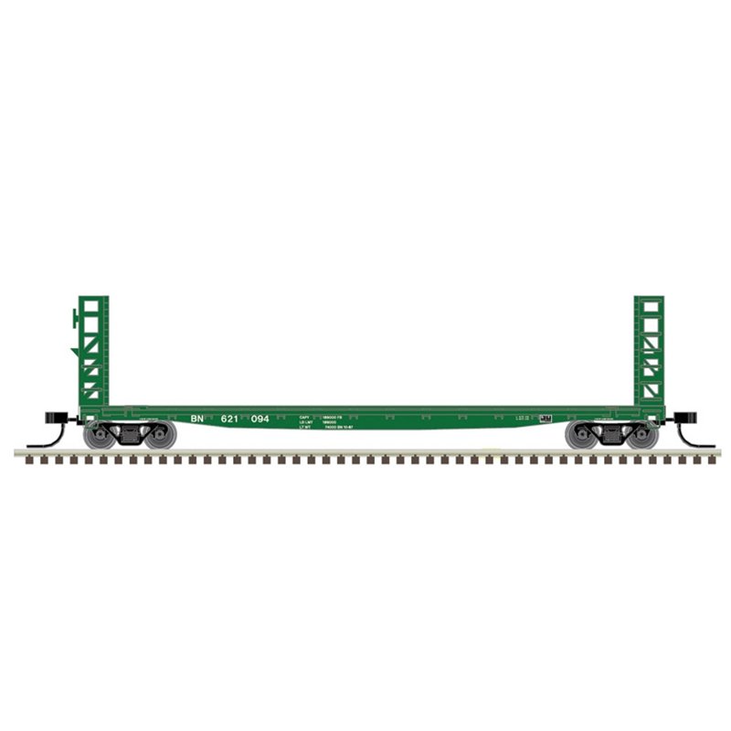 Atlas - N 48' GSI Bulkhead Flat Car BN 621058