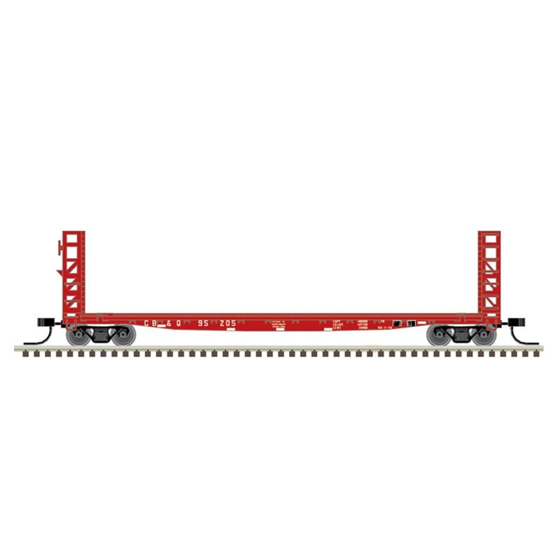 Atlas - N 48' GSI Bulkhead Flat Car Burl 95257