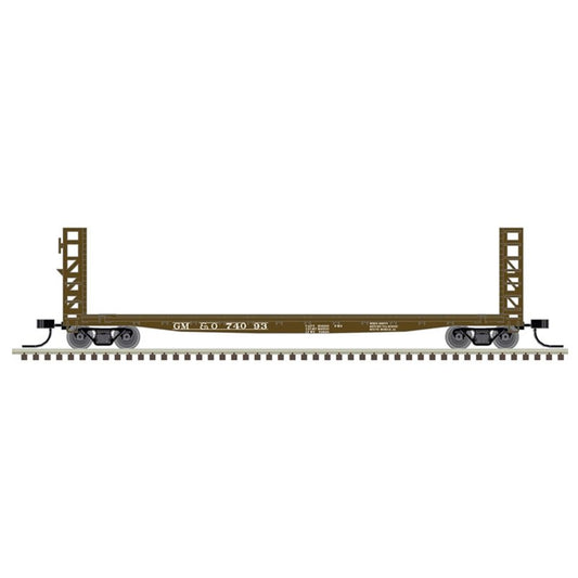 Atlas - N 48' GSI Bulkhead Flat Car GM&O 74075