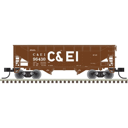 Atlas - N 2-Bay Os Hopper C&EI 3pk