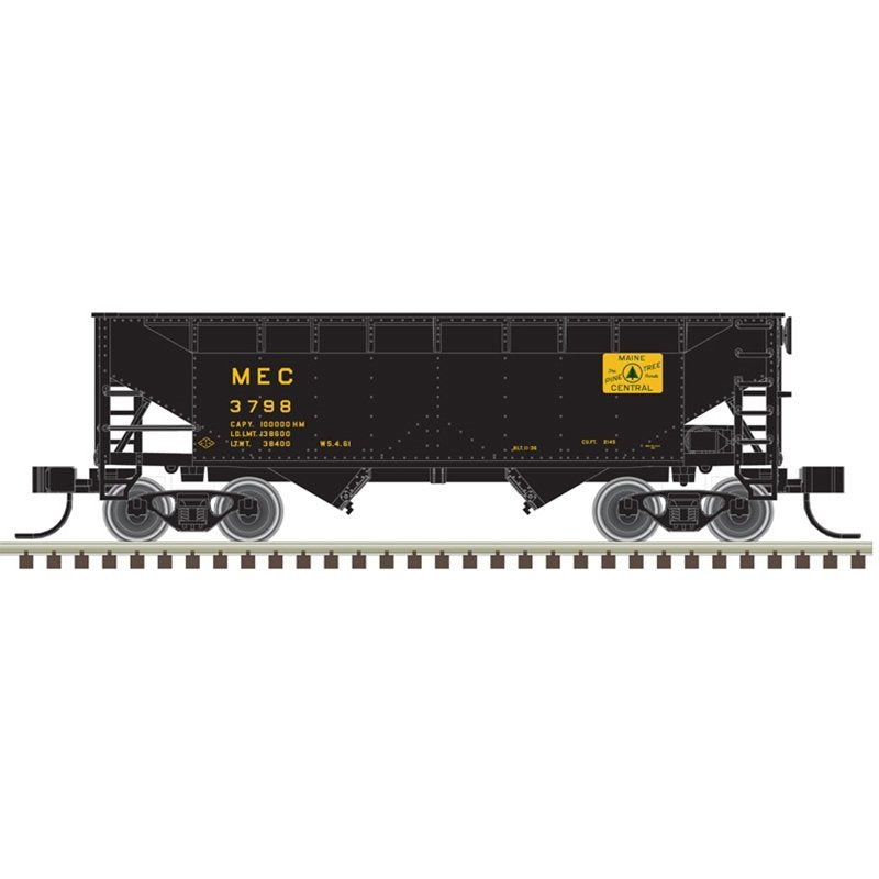 Atlas - N 2-Bay Os Hopper Maine Central 3pk