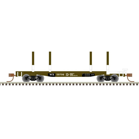 Atlas - N 45'Logging Flat Car Weyerhaeuser 59917