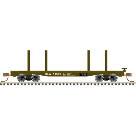 Atlas - N 45'Logging Flat Car Milw 58329