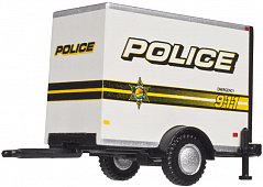 Atlas - Ho Std Box Trailer Police 911