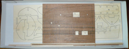 Mantua - 794 Achilles - American Pilot Boat of 1815 - Plank-on-Bulkhead Kit Scale 1:43