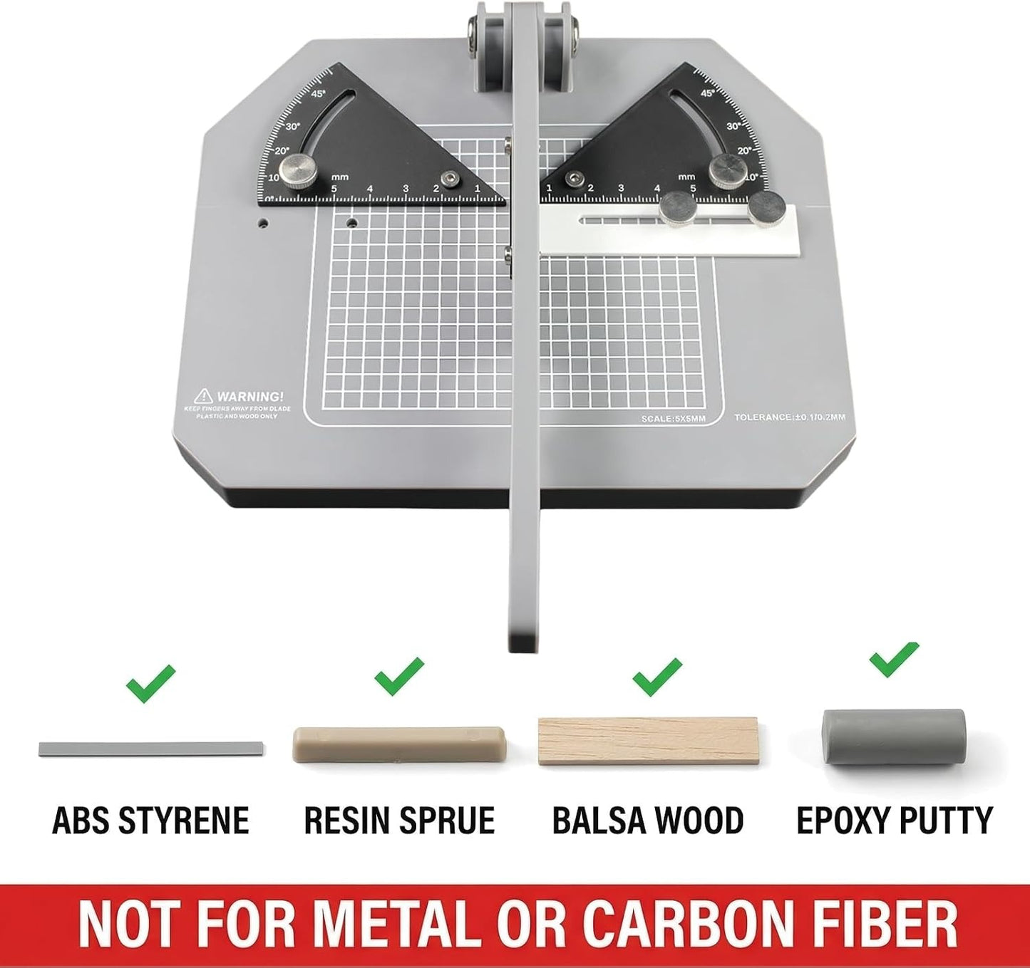 Precision Angle Cutting Station – Adjustable 0° to 45° Hobby Miter Cutter