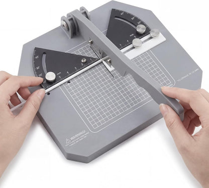 Precision Angle Cutting Station – Adjustable 0° to 45° Hobby Miter Cutter