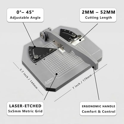 Precision Angle Cutting Station – Adjustable 0° to 45° Hobby Miter Cutter