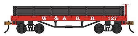 Bachmann - HO Old Time Gondola Car Western & Atlant