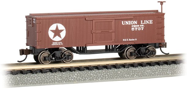 Bachmann - N Old Time Boxcar Union Line