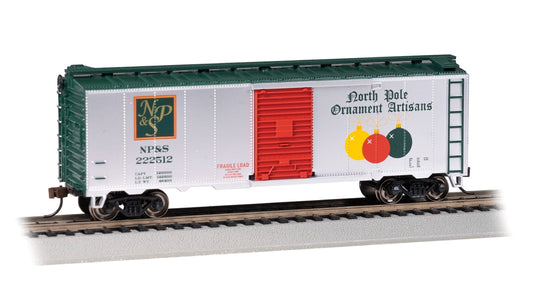 Bachmann - HO 40' Boxcar North Pole Artisans