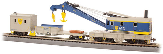 Bachmann - Ho 250ton Crane & Boom Car D&H
