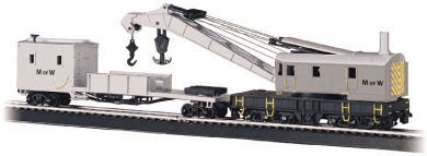 Bachmann - Ho 250ton Crane & Boom Car Mow