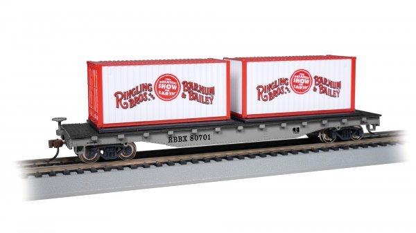Bachmann - Flat Car w/ containers #80701