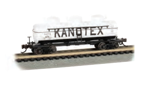 Bachmann - Ho 40' 3 Dome Tank Kanotex #879