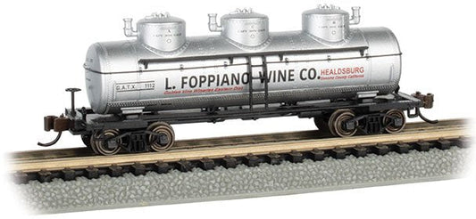 Bachmann - N 3-Dome Tank Car L.Foppiano Wine Co1112