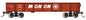 Bachmann - Ho 40' Gondola Monon 3301 Red