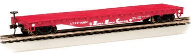 Bachmann - Ho 52' Flatcar Atsf