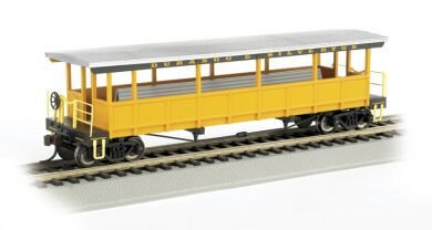 Bachmann - Ho O-S EXCURSION CAR D&S Yellow