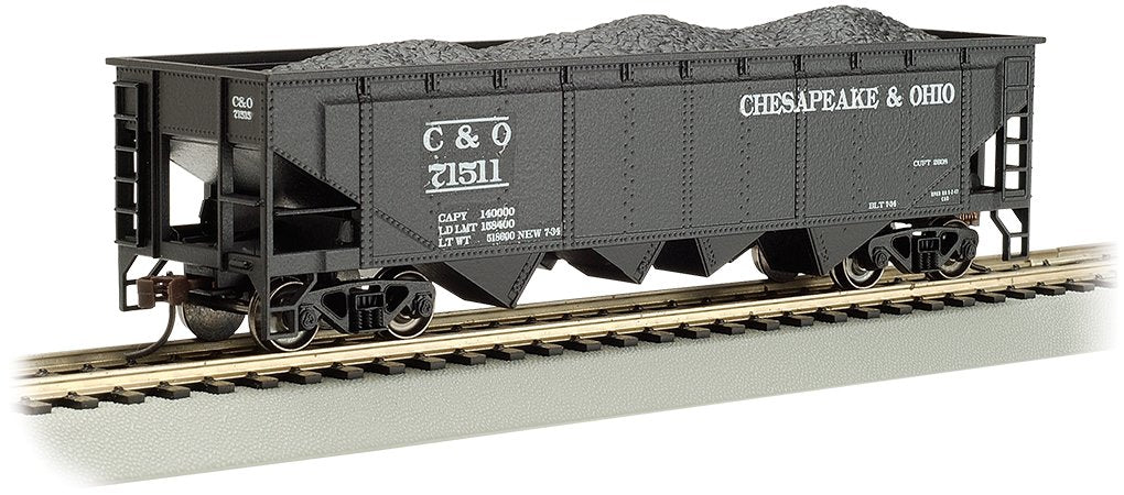 Bachmann - Ho 40' Qd Hopper C&O 71511