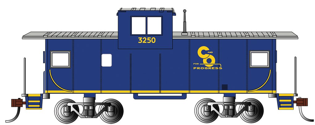 Bachmann - Ho 36' Wv Caboose C&O 3260