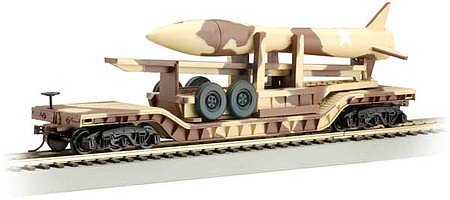 Bachmann - Ho 52' Dep Flatcar Desert Camo