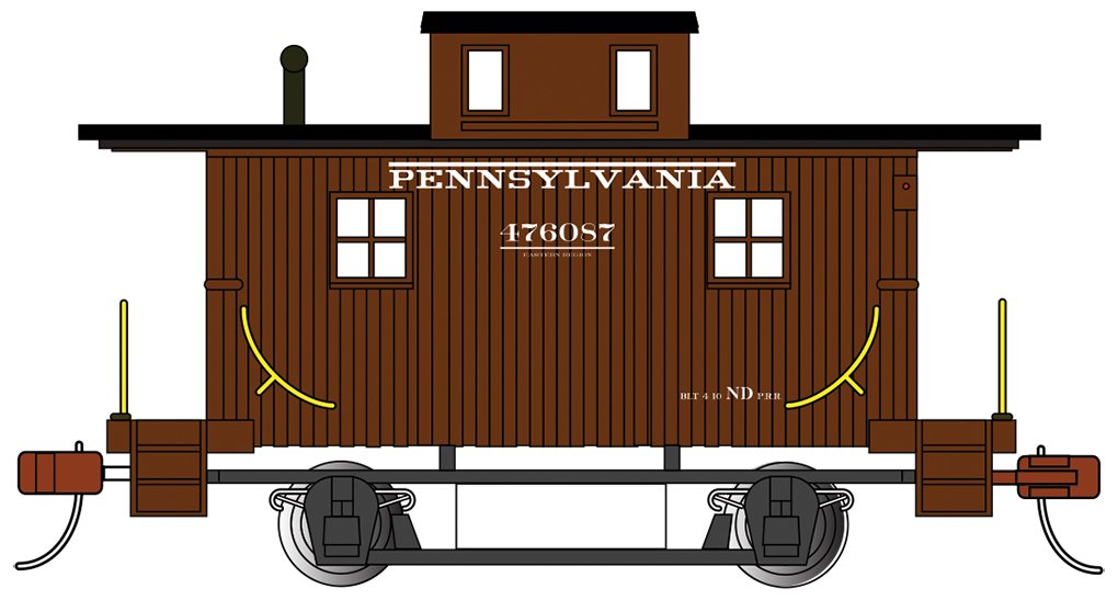 Bachmann - Ho Bobber Caboose Prr 476087