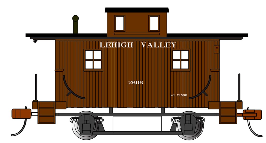 Bachmann - Ho Bobber Caboose LV